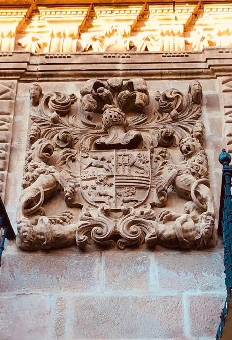 Escudo de los Garaizabal, descendientes de los Ramírez de la Piscina