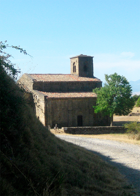 Muro septentrional de la Real Basílica de Santa María de la Piscina. Real Basílica de Santa María de la Piscina