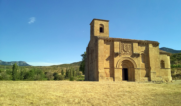 Muro meridional de la Real Basílica de Santa María de la Piscina. Real Basílica de Santa María de la Piscina
