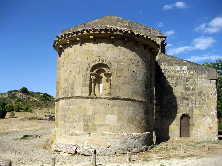 Ábside de la Real Basílica de Santa María de la Piscina. Real Basílica de Santa María de la Piscina
