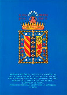 N. N.: 'Resumen hist�rico, estatutos y matr�culas de la Divisa, Solar y Casa Real de la Piscina en la Sonsierra del antiguo Reino de Navarra erigida en su Bas�lica-Casa Solar en la Parroquia de Peci�a, jurisdicci�n de San Vicente de la Sonsierra, La Rioja', 2011